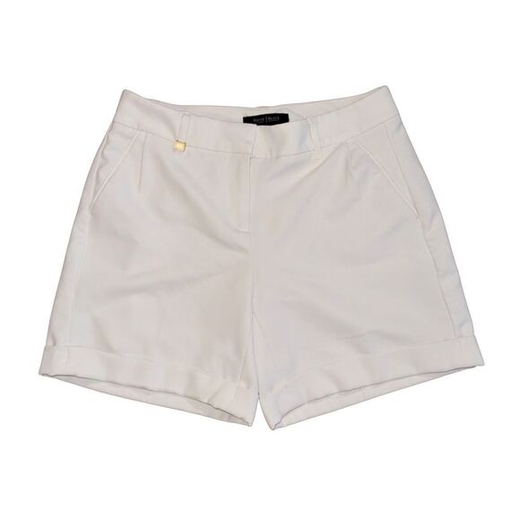 White House Black Market Pants - White House Black Market White Cuffed Shorts - Short 00
